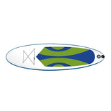 CS Aqua - SUP Board - Stand Up Paddleboard - Max 120kg - Grøn/Blå