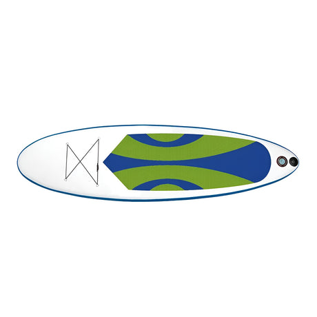 CS Aqua - SUP Board - Stand Up Paddleboard - Max 120kg - Grøn/Blå