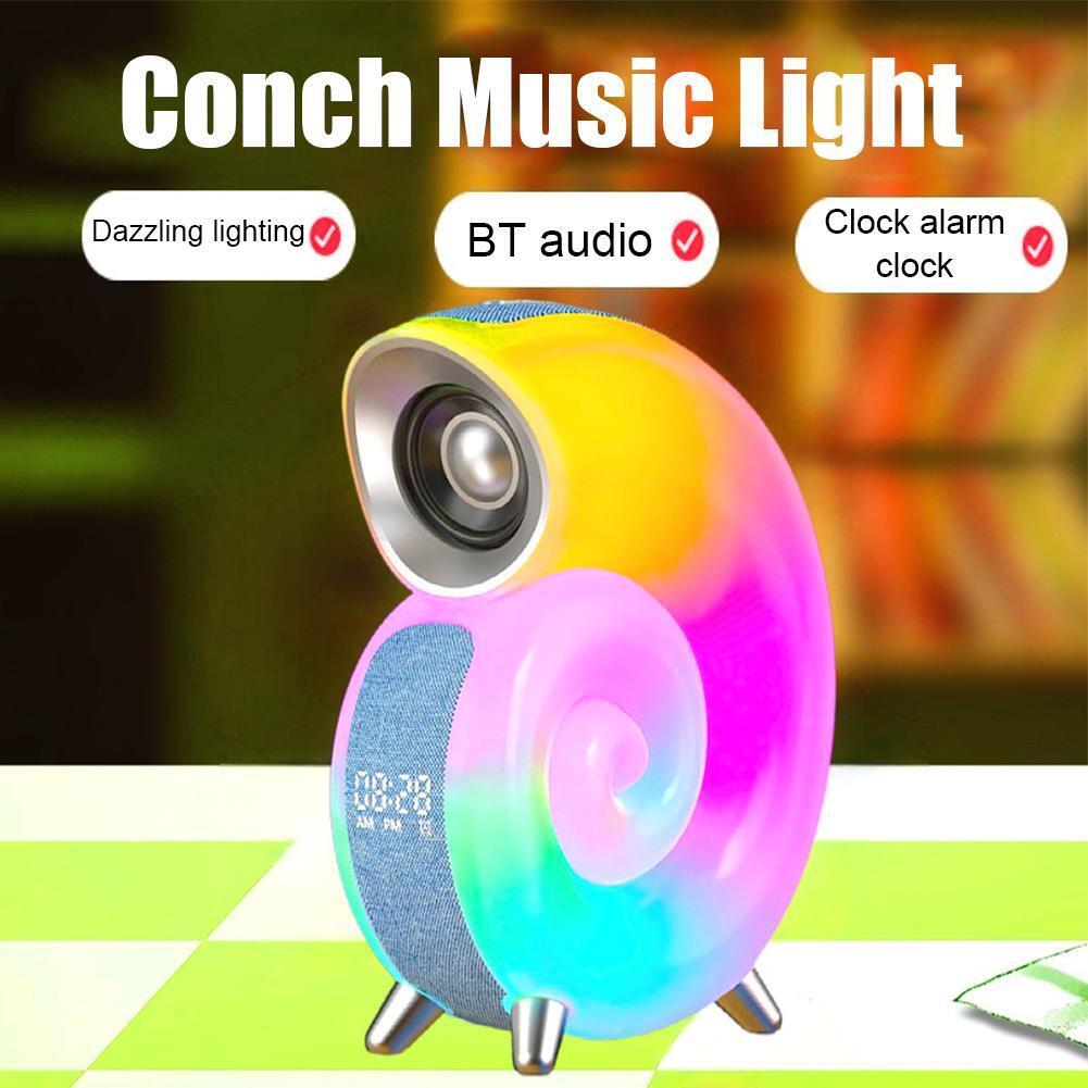 BT Speaker - RGB Lampe - Konkylie
