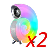 BT Speaker - RGB Lampe - Konkylie – Dobbelt op (2 stk) | Spar på samlet køb