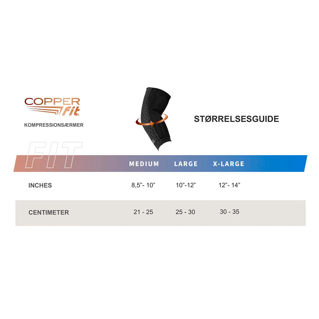 Copper Fit - Kompressionsærmer