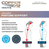 Copper Fit - Skulder & Rygstøtte