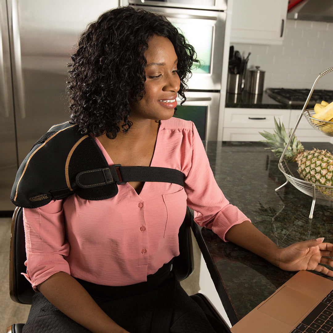 Copper Fit - Skulderstøtte Med Varme- & Kuldeterapi