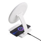 Corpos - LED Lysterapi-Lampe med Wireless Mobil-Oplader