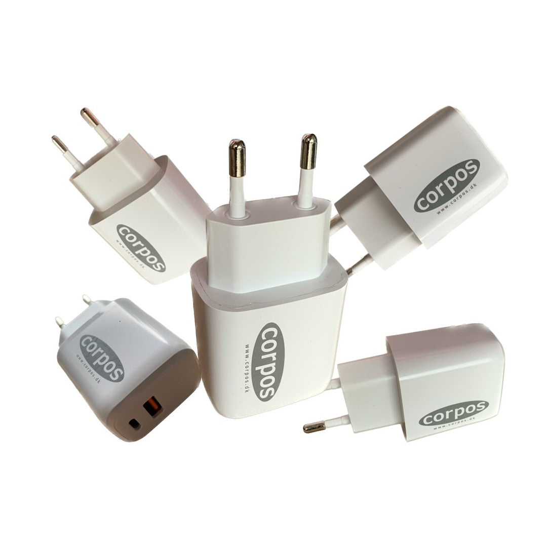 Corpos - 20W, PD, Fast charger - USB-A + USB-C