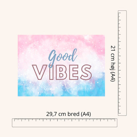 Diamond Painting - Good Vibes - A4