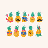 Diamond Painting - Ananas Klistermærker