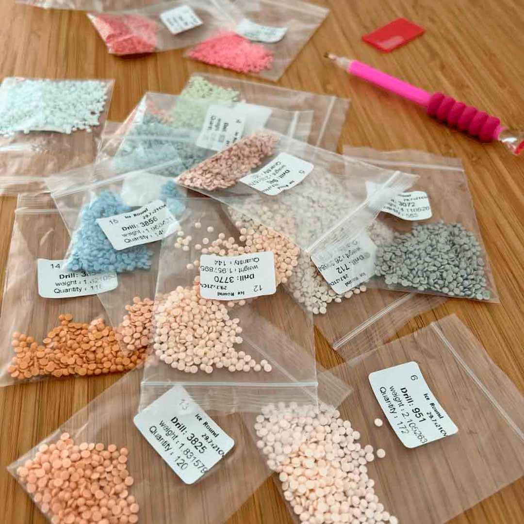 Diamond Painting - Med Is - A4