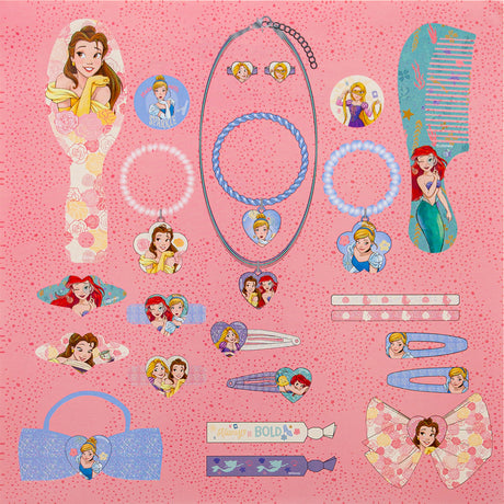 Disney Princess - Julekalender m. Hårpynt & Accessoires