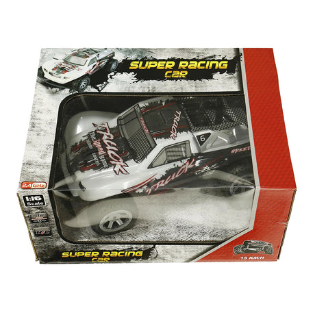 Fjernstyret Racerbil 1:16 - TRUCK Hvid