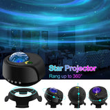 Galaxy Stjerneprojektor - Lampe Med Højttaler & Bluetooth