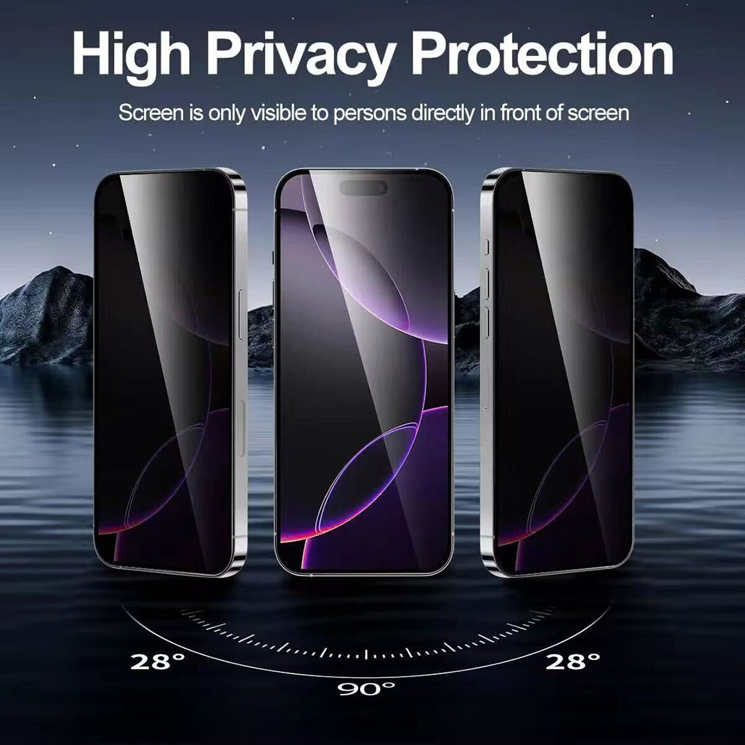 Premium Privacy Glass Beskyttelsesglas til iPhone 15 & 16 serien