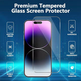 Magsafe Cover + Premium Beskyttelsesglas Til iPhone 15, 16 & 17 Serien