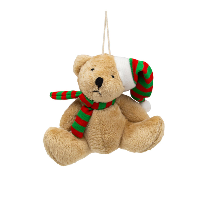 Freddy - Bamse med Halstørklæde & Hue