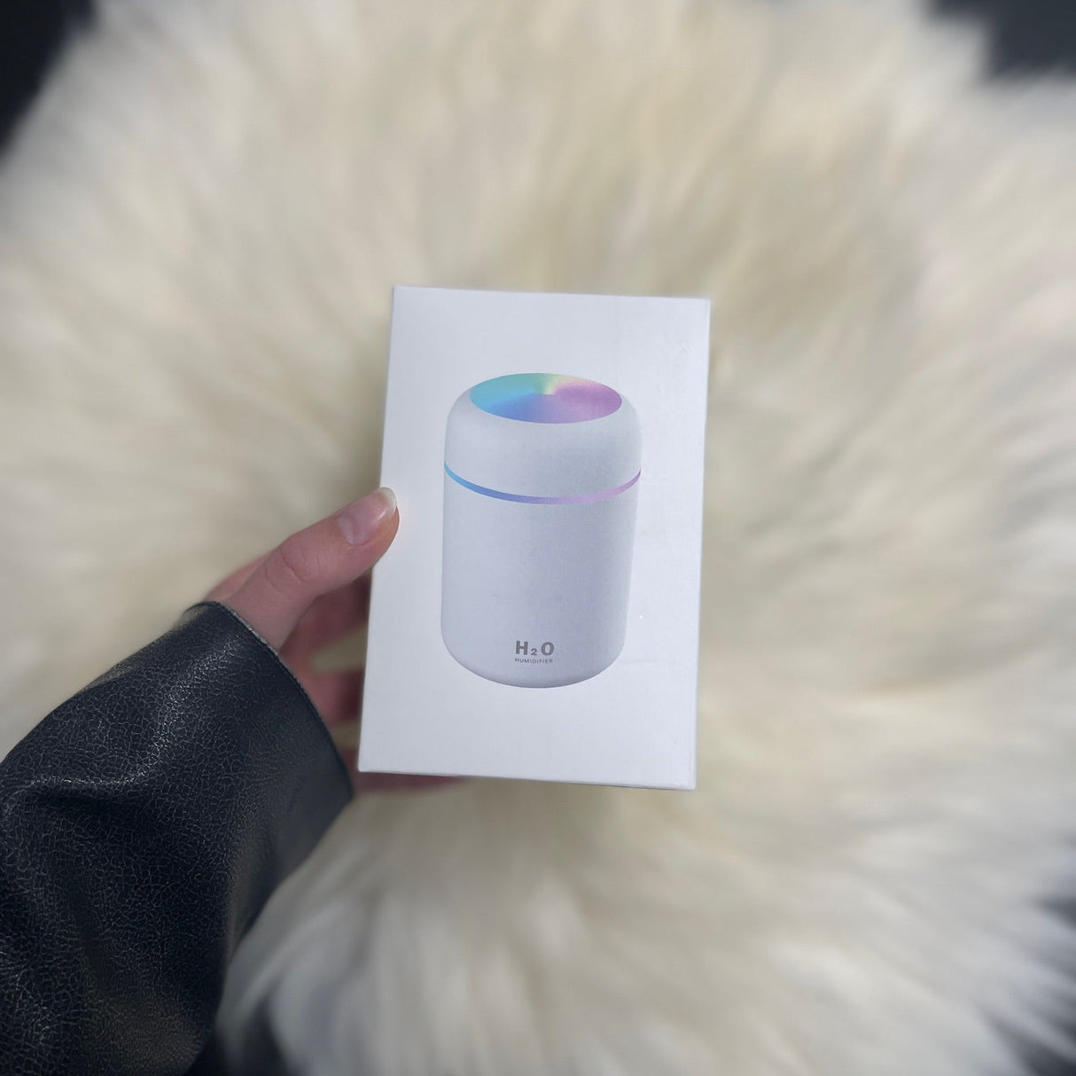 H2O - Luftfugter/Humidifier m. LED Lys - 2 Varianter
