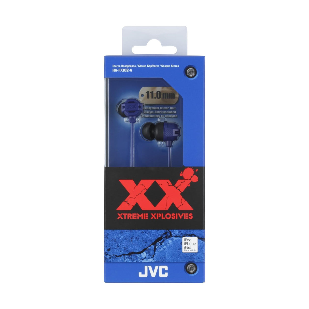 JVC in-ear Xtreme Xplosives - Høretelefoner