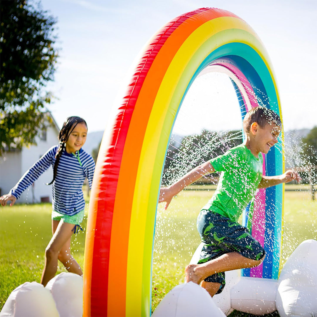 Kæmpe Oppustelig Regnbue Sprinkler - 280x80x160cm