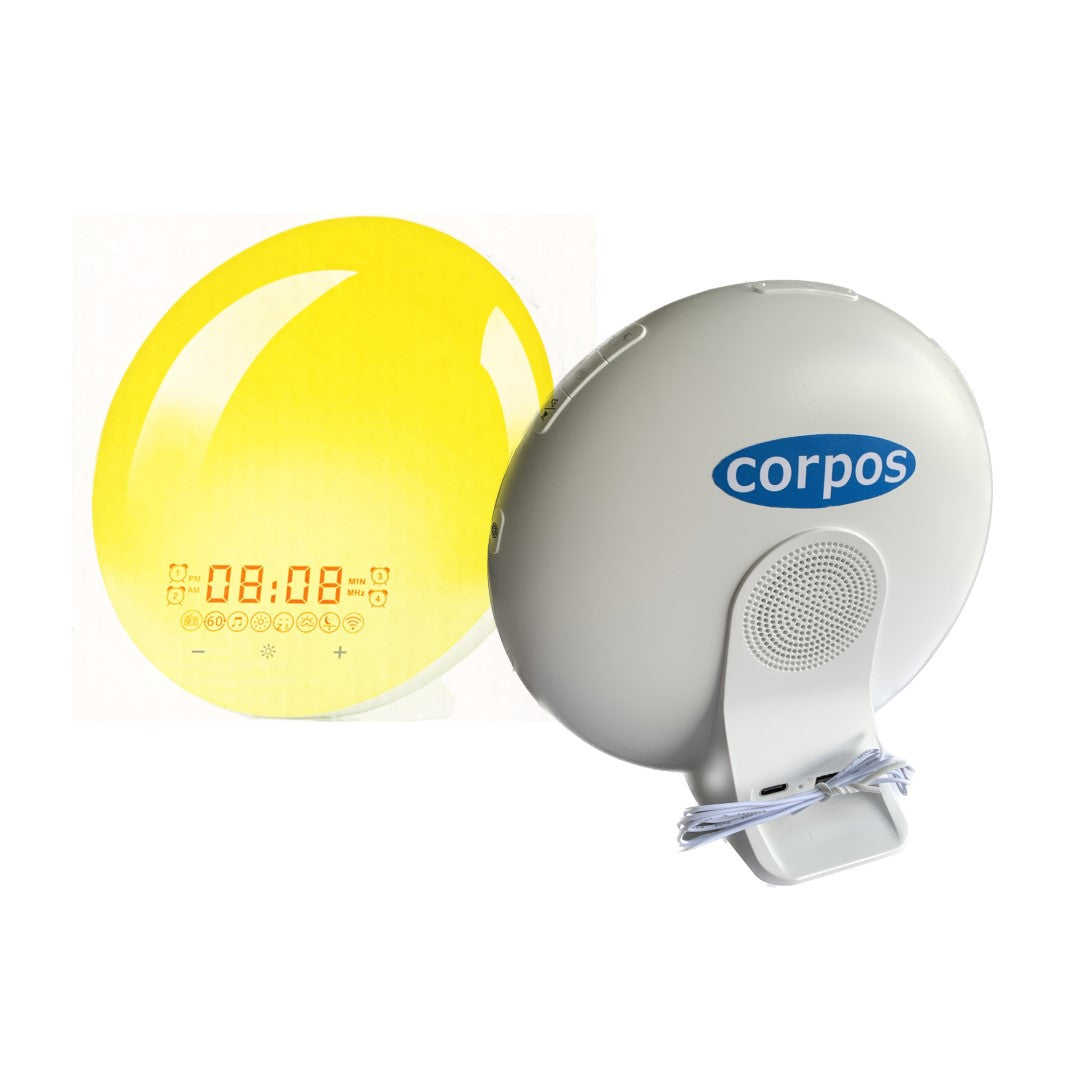 Corpos - WiFi Wake-Up Light - Clockradio - Lysterapi