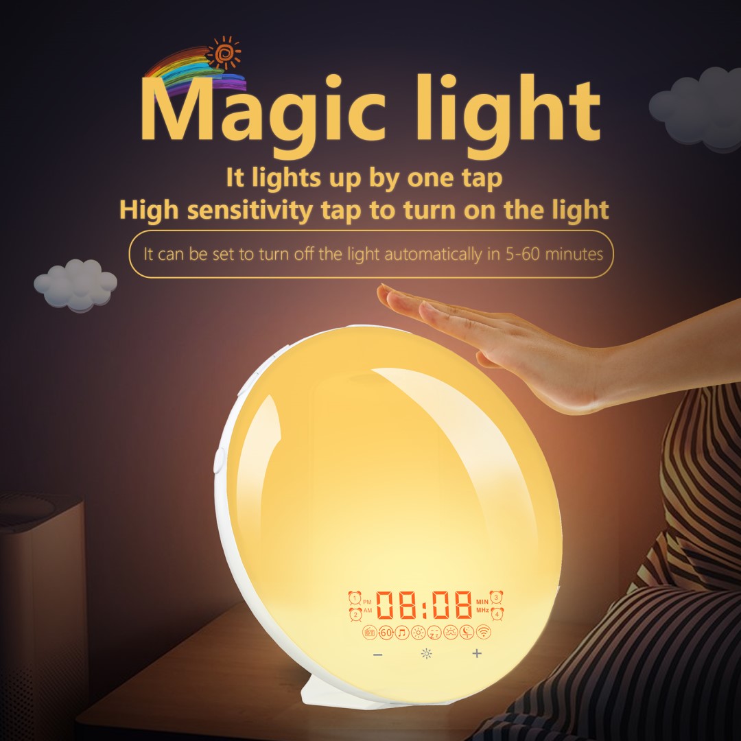 Corpos - WiFi Wake-Up Light - Clockradio - Lysterapi