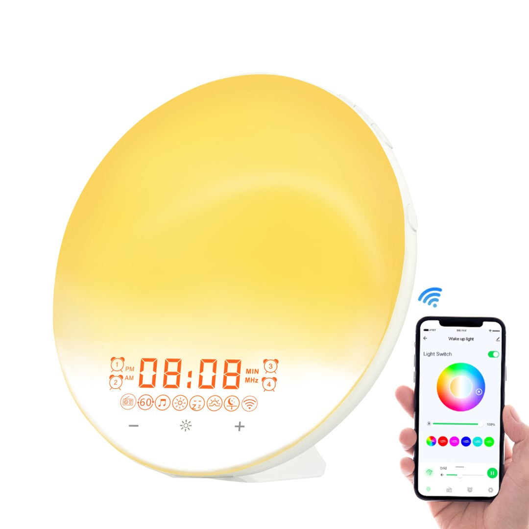 Corpos - WiFi Wake-Up Light - Clockradio - Lysterapi