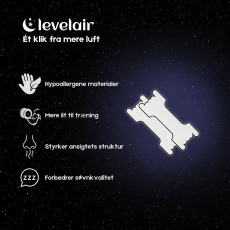 Levelair - Naesestrips - Gennemsigtig - Billede 1