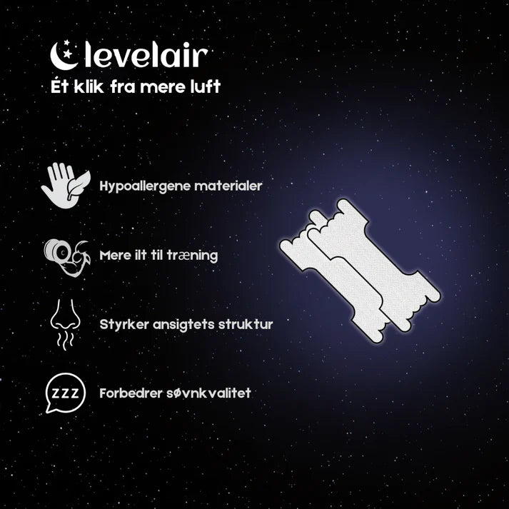 Levelair Næsetrips -  Gennemsigtig