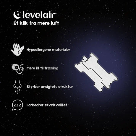 Levelair Næsetrips -  Gennemsigtig