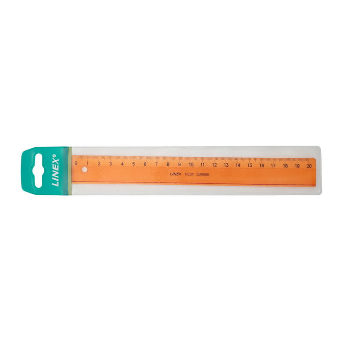 Linex - Skolelineal 20cm 1020M - Orange