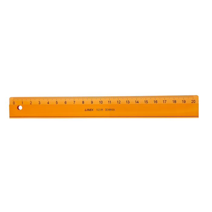 Linex - Skolelineal 20cm 1020M - Orange