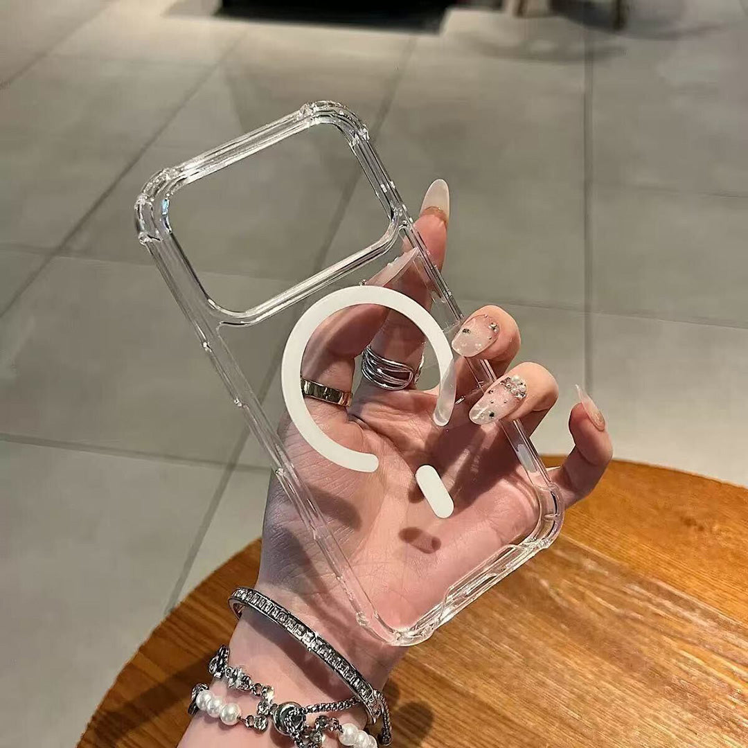 Magsafe Cover + Premium Beskyttelsesglas Til iPhone 15, 16 & 17 Serien