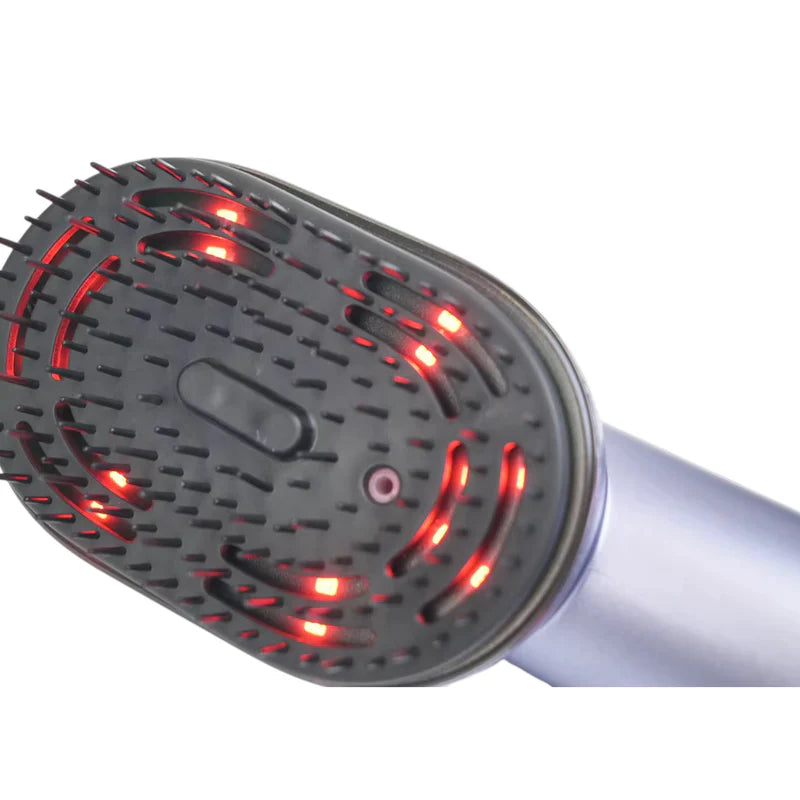 Massagebørste med Lysterapi, Oliebeholder & Vibration