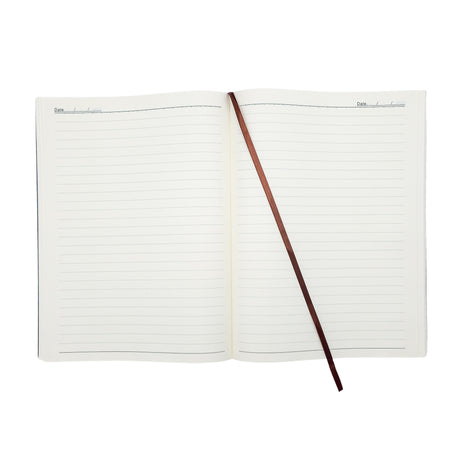Notesbog A4 - 200 Doublesider (400 sider) - Sort Rusind
