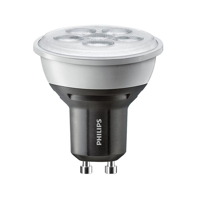 Philips - LEDspot GU10 4,5W(35W) Grå/Sort