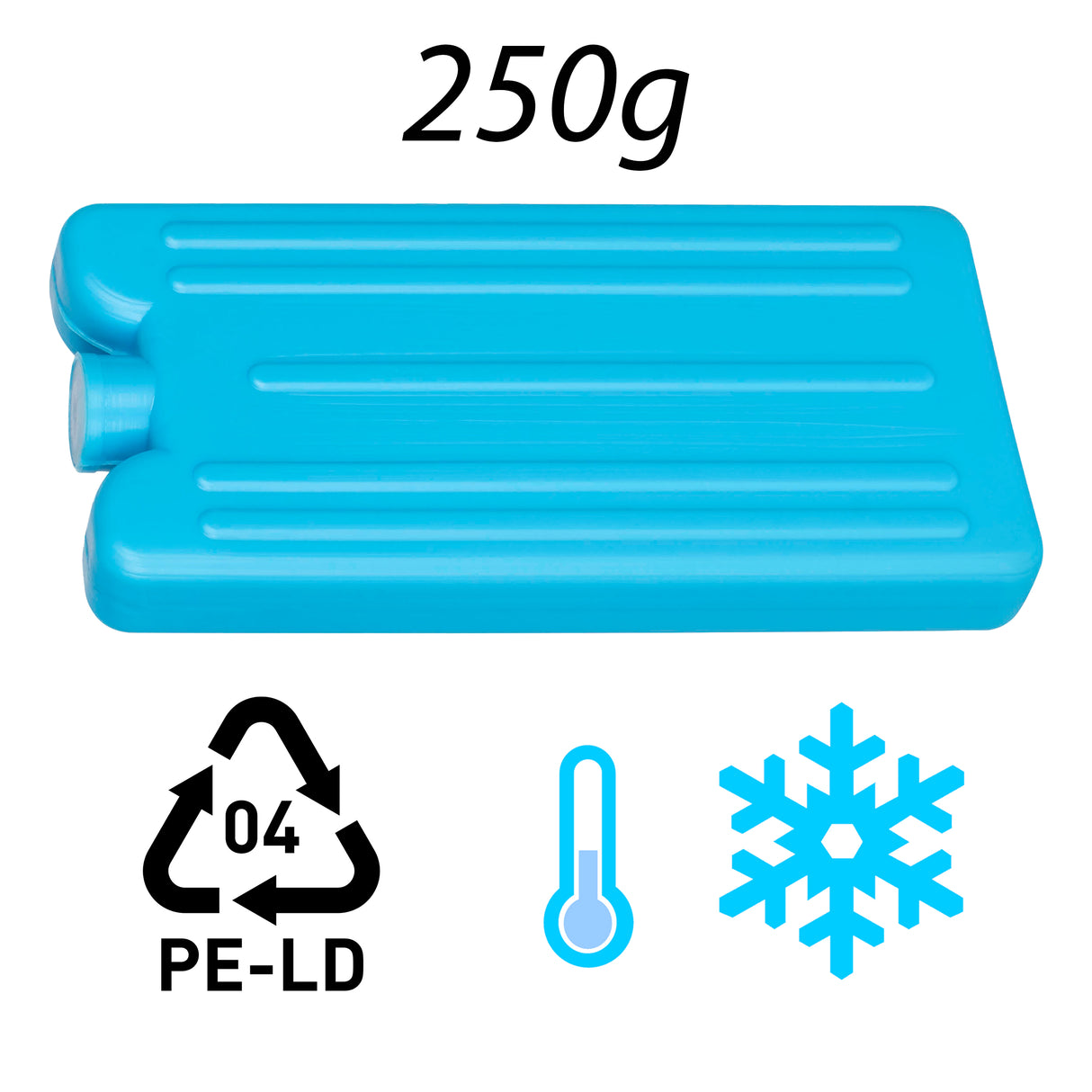 Plast Team - Køleelement 250g - Lyseblå