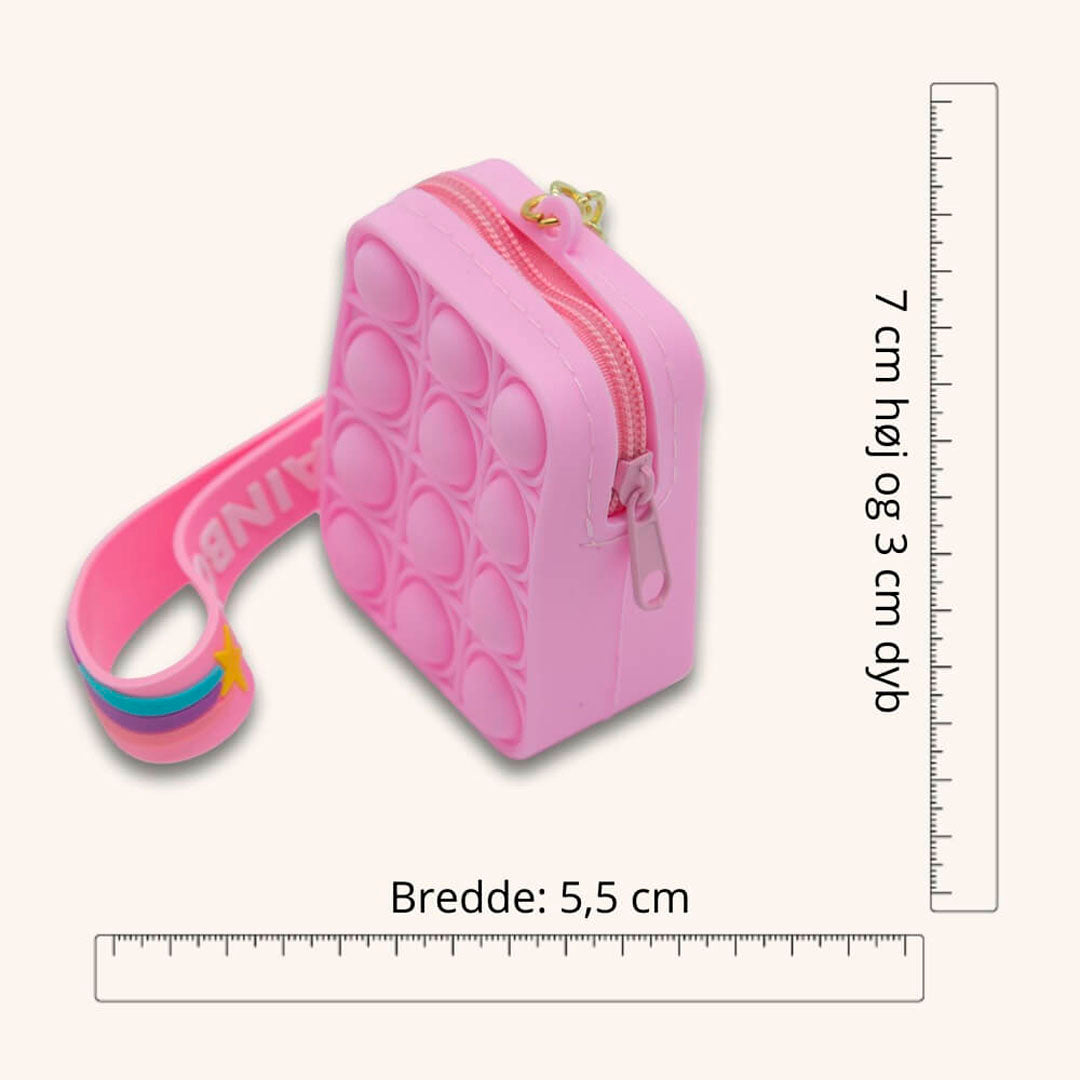 Pop It Nøglering Med Pung