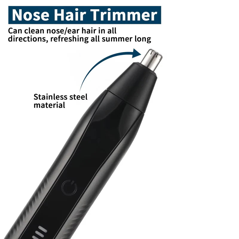 Precision Trimmer – Genopladelig Næse & Ørehårs Trimmer - Vandtæt og Præcis