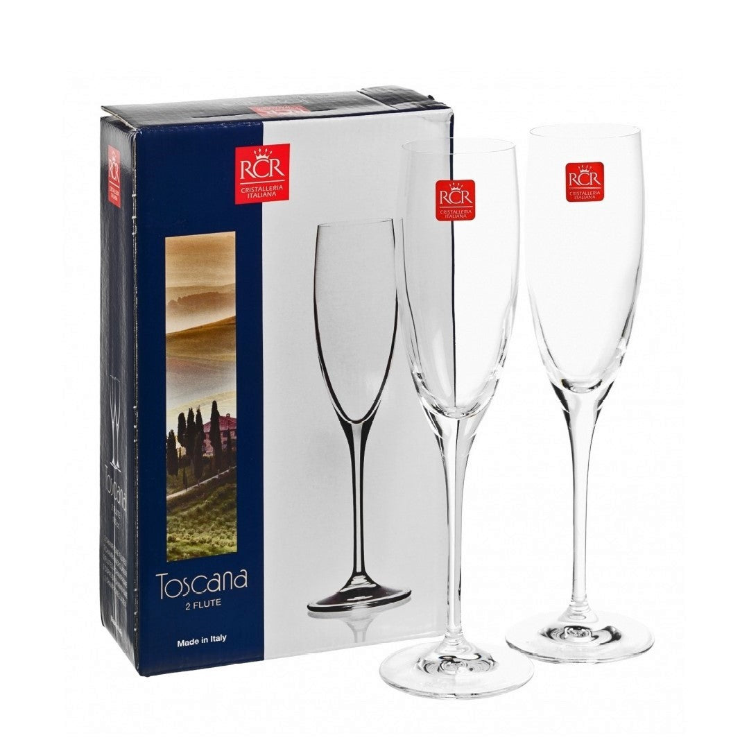 Champagne Glas Crystal - 2 stk á 19 cl