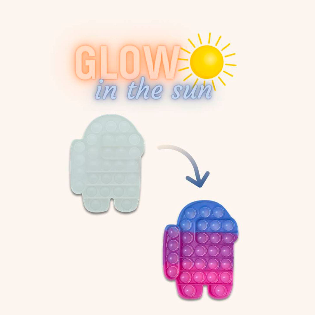 Regnbue Among Us Pop It