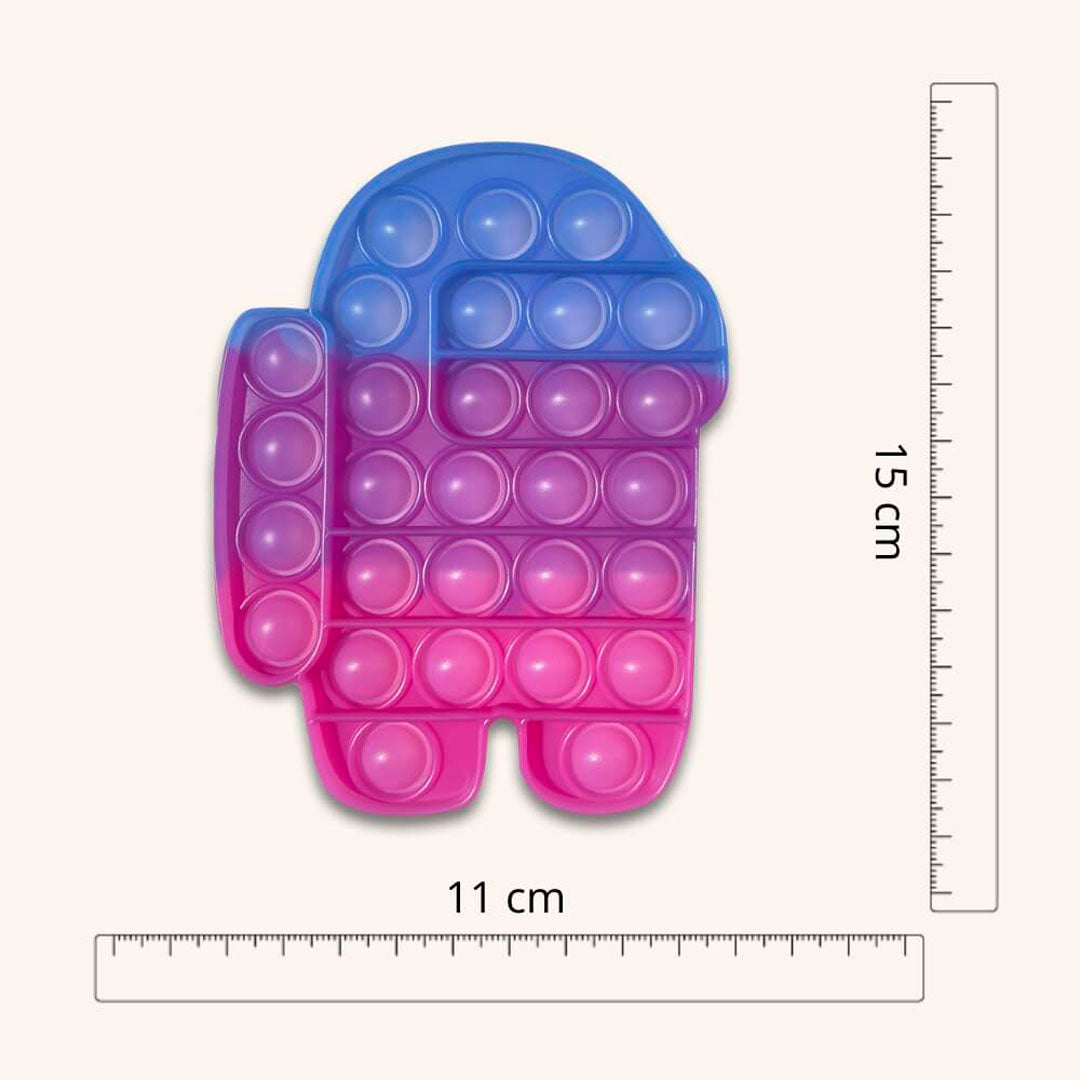 Regnbue Among Us Pop It