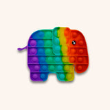 Regnbue Pop It - Elefant