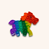 Regnbue Pop It - Hest