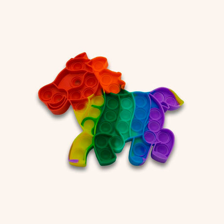 Regnbue Pop It - Hest