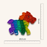 Regnbue Pop It - Hest