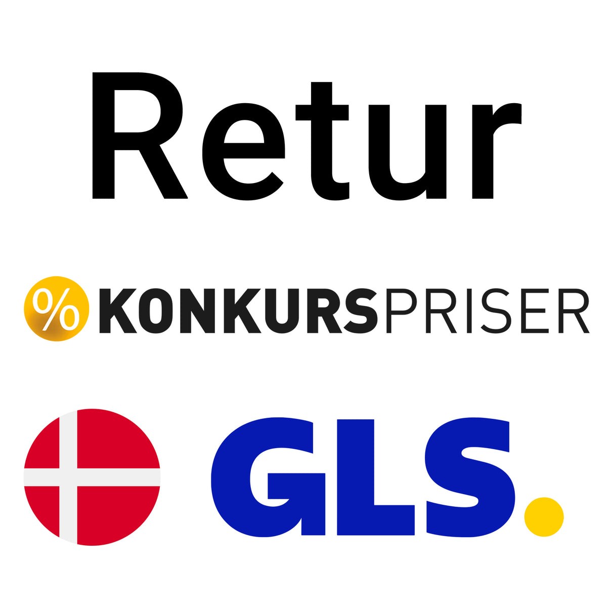 Returlabel til konkurspriser.dk (DK)