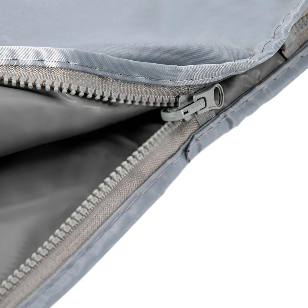 Dobbelt lag Infrarødt Saunatæppe - Grå 180x80cm 2-zoner