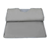 Dobbelt lag Infrarødt Saunatæppe - Grå 180x80cm 2-zoner