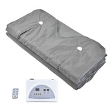 Dobbelt lag Infrarødt Saunatæppe - Grå 180x80cm 2-zoner