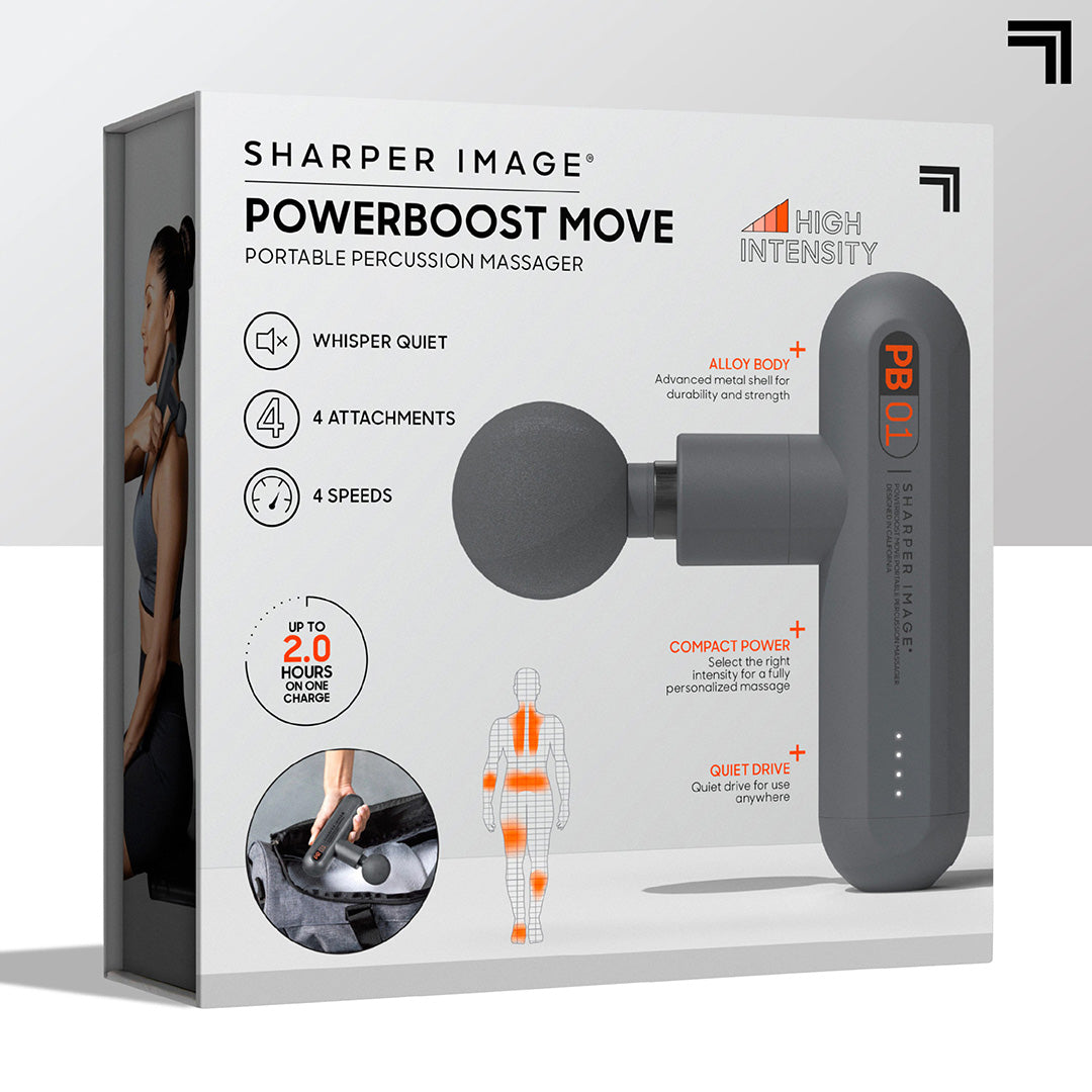 Sharper Image PowerBoost Move - Bærbar Massagepistol til Restitution - billede 10