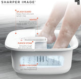 Sharper Image - Opvarmet Fodbad Med Massage
