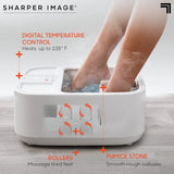 Sharper Image - Opvarmet Fodbad Med Massageruller Og LCD-Display - Billede 4